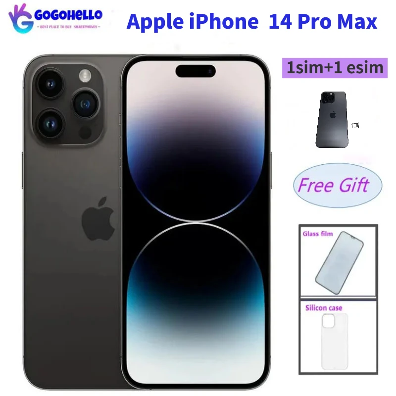 Original Apple iPhone 14 Pro Max Single SIM 6GB RAM 256 ROM 6.7" Genuine Retina OLED NFC Face ID A15 95%New Unlocked Cell Phone